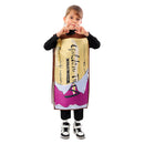 Charlie and the Chocolate Factory Movie Kids Children Gold Coupon Cosplay Costume