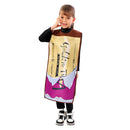 Charlie and the Chocolate Factory Movie Kids Children Gold Coupon Cosplay Costume