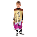 Charlie and the Chocolate Factory Movie Kids Children Gold Coupon Cosplay Costume