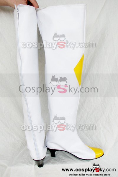 Lelouch White Cosplay Boots