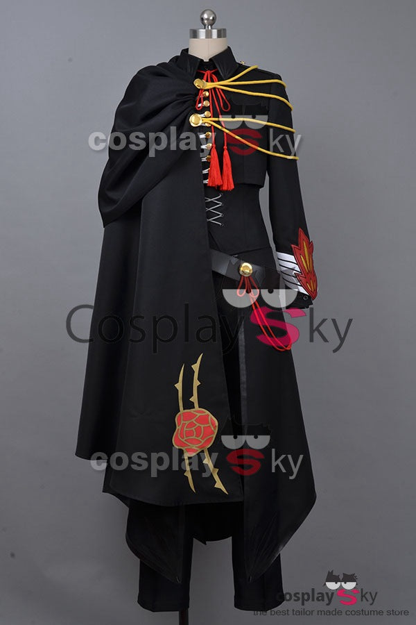 Lelouch of the Rebellion Black Uniform Cosplay Costume