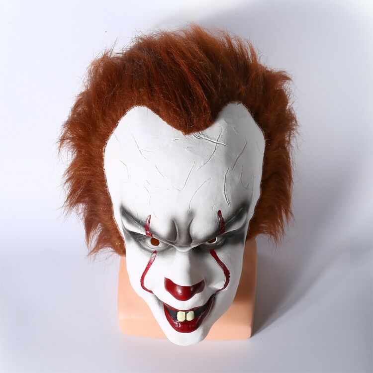 Cossky Accessories&Props 2017 IT Pennywise The Clown Mask Cosplay Props
