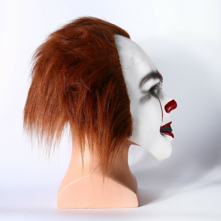 Cossky Accessories&Props 2017 IT Pennywise The Clown Mask Cosplay Props