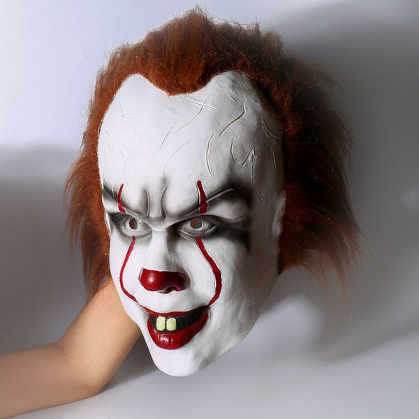 Cossky Accessories&Props 2017 IT Pennywise The Clown Mask Cosplay Props