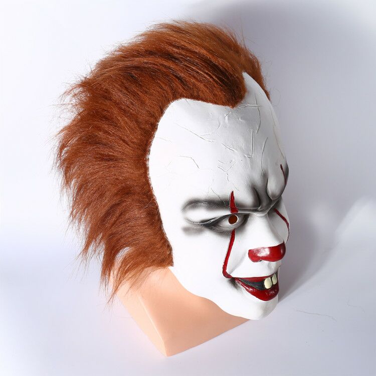 Cossky Accessories&Props 2017 IT Pennywise The Clown Mask Cosplay Props