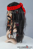 Cossky Accessories&Props Pirates Brown Hat Wig Headband Set