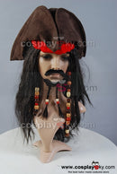 Cossky Accessories&Props Pirates Brown Hat Wig Headband Set
