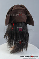 Cossky Accessories&Props Pirates Brown Hat Wig Headband Set