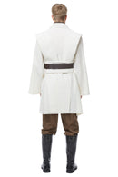 Cossky Costumes Adult Obi Wan Kenobi Jedi Robe Tunic Cosplay Costume Halloween Suit