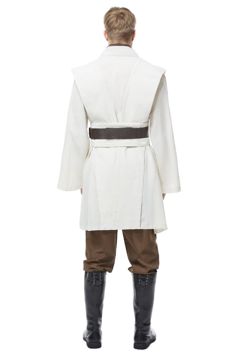 NUWIND Jedi-kostuum voor heren, middeleeuwse tuniek, cape met capuchon, omhang, mantel, Halloween, cosplay, outfit voor volwassenen, Meerkleurig, L NUWIND Jedi-kostuum voor heren, middeleeuwse tuniek, cape met capuchon, omhang, mantel, Halloween, cosplay, outfit voor volwassenen, Meerkleurig, L