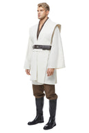 Cossky Costumes Adult Obi Wan Kenobi Jedi Robe Tunic Cosplay Costume Halloween Suit