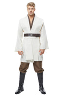 Cossky Costumes Adult Obi Wan Kenobi Jedi Robe Tunic Cosplay Costume Halloween Suit