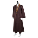 Cossky Costumes Adult Outfit for Jedi Costume Tunic Hooded Robe Anakin Skywalker Uniform Brown Version