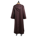 Cossky Costumes Adult Outfit for Jedi Costume Tunic Hooded Robe Anakin Skywalker Uniform Brown Version