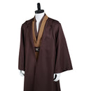 Cossky Costumes Adult Outfit for Jedi Costume Tunic Hooded Robe Anakin Skywalker Uniform Brown Version
