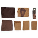 Cossky Costumes Adult Outfit for Jedi Costume Tunic Hooded Robe Anakin Skywalker Uniform Brown Version