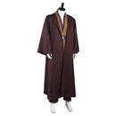 Cossky Costumes Adult Outfit for Jedi Costume Tunic Hooded Robe Anakin Skywalker Uniform Brown Version