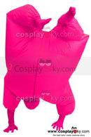 Cossky Costumes Among Us Adult Size Inflatable Costume Full Body Jumpsuit Pink Version