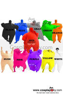 Cossky Costumes Among Us Adult Size Inflatable Costume Full Body Jumpsuit Pink Version