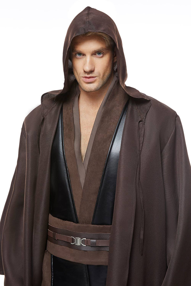 Cossky Costumes Anakin Skywalker Jedi Robe Costume Outfit Full Set Halloween Cosplay Costume