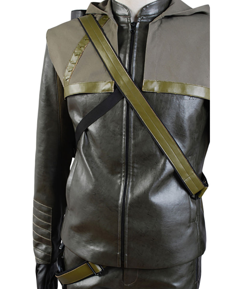 Cossky Costumes Arrow Oliver Queen Green Arrow Man Cosplay Costume