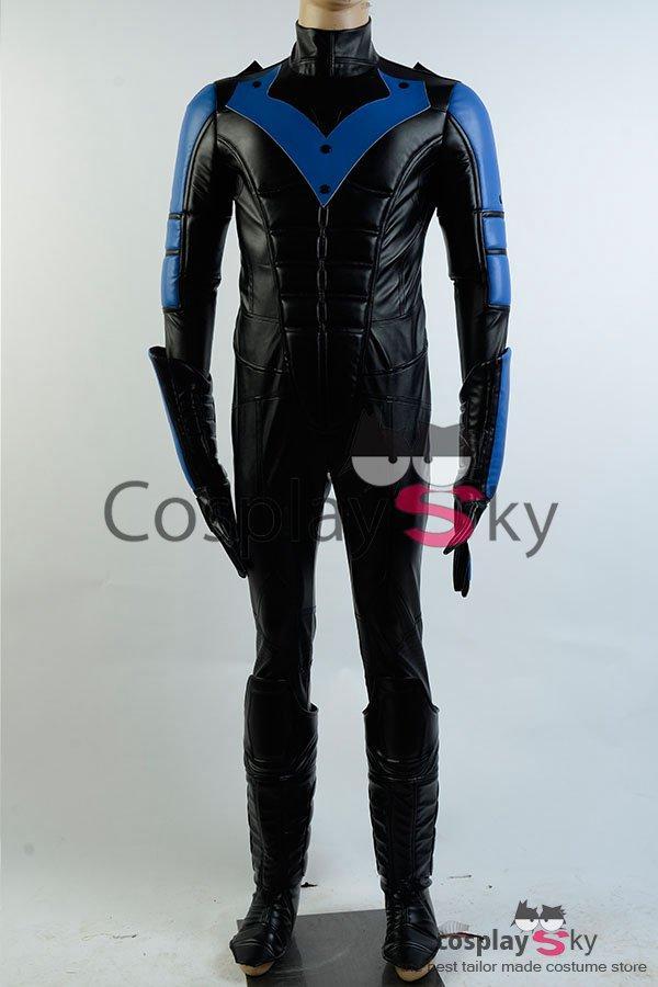 Cossky Costumes Batman: Arkham City Nightwing Richard John Dick Grayson Cosplay Costume