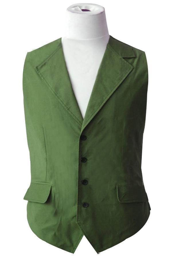 Cossky Costumes Batman Dark Knight Joker Green Vest Costume Halloween Cosplay