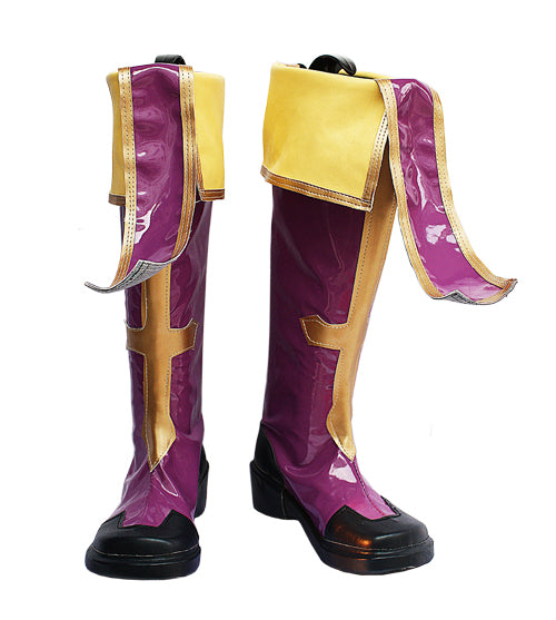 Cossky Costumes BLAZBLUE Kisaragi Jin Cosplay Boots Shoes