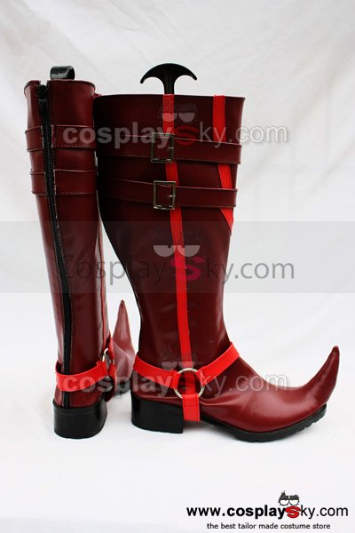 Cossky Costumes Blue Exorcist Ao No Exorcist Mephisto Pheles Cosplay Shoes Boots