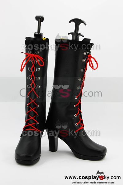 Cossky Costumes Danganronpa Junko Enoshima Cosplay Shoes Boots Custom Made