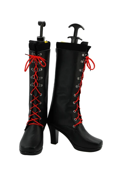 Cossky Costumes Danganronpa Junko Enoshima Cosplay Shoes Boots Custom Made