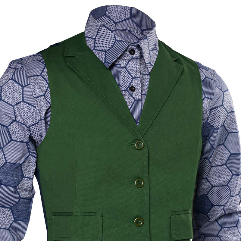 joker green dress shirt OppoSuits Men's The Joker Long Sleeve Shirt, Green, XL, Cotton