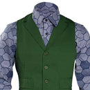 Cossky Costumes Dark Knight Joker Hexagon Shirt + Vest costume Tailor Made