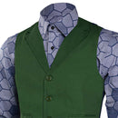 Cossky Costumes Dark Knight Joker Hexagon Shirt + Vest costume Tailor Made