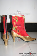 Cossky Costumes Dissidia 012: Duodecim Final Fantasy Cosplay Boots Red