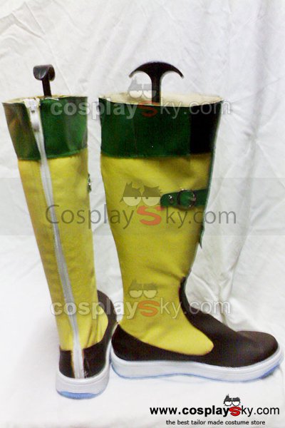 Cossky Costumes Final Fantasy X Rikku Cosplay Boots Shoes Custom Made