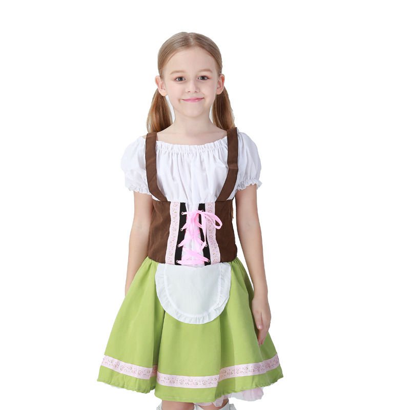 Cossky Costumes German Beer Festival Oktoberfest Girls Kids Dress Cosplay Costume