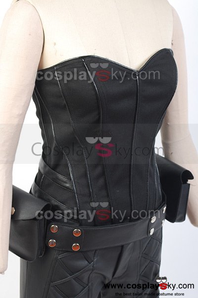 Cossky Costumes Green Arrow Black Canary Sara Lance Cosplay Costume Artificial Leather Outfit