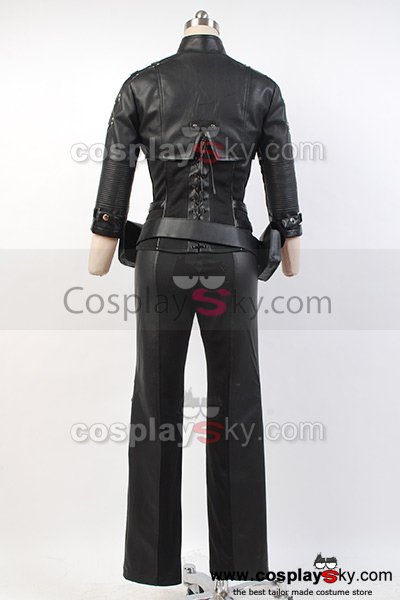 Cossky Costumes Green Arrow Black Canary Sara Lance Cosplay Costume Artificial Leather Outfit