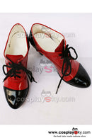 Cossky Costumes Grell Cosplay Shoes Boots Black and Red