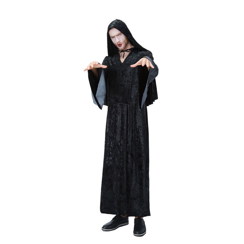 Cossky Costumes Halloween Dark Father Evil Demon Adult Dress Cosplay Costume