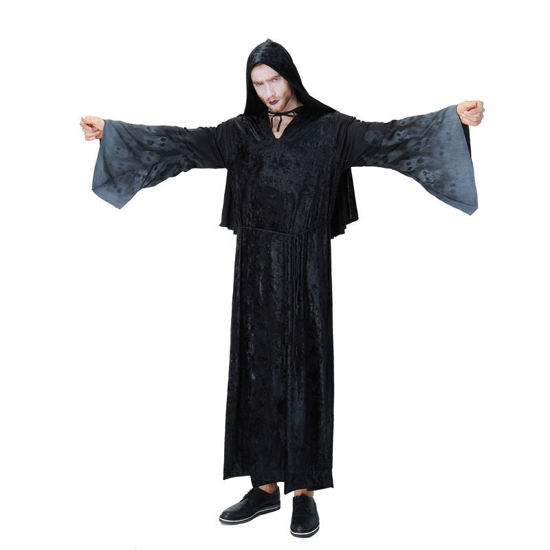 Cossky Costumes Halloween Dark Father Evil Demon Adult Dress Cosplay Costume