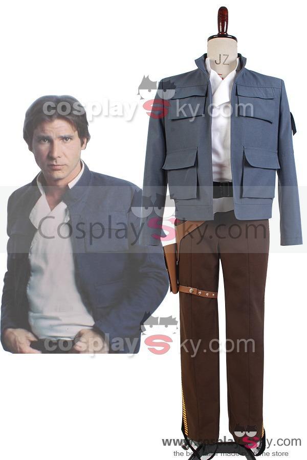 Cossky Costumes Han Solo Jacket Pants Cosplay Costume