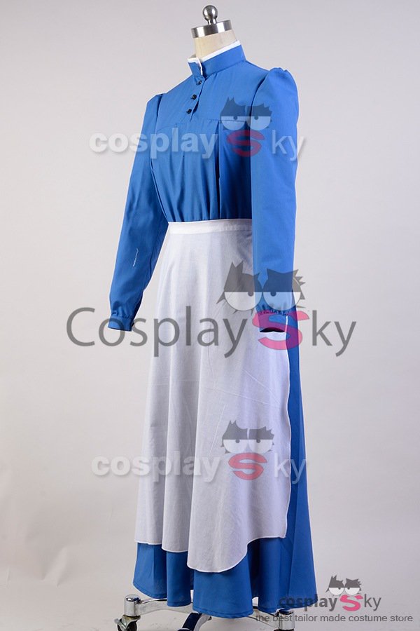 Cossky Costumes Howl's Moving Castle Sophie Dress Cosplay Costume