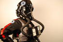 Cossky Costumes Imperial Tie Fighter Pilot Black Flightsuit Uniform Jumpsuit B