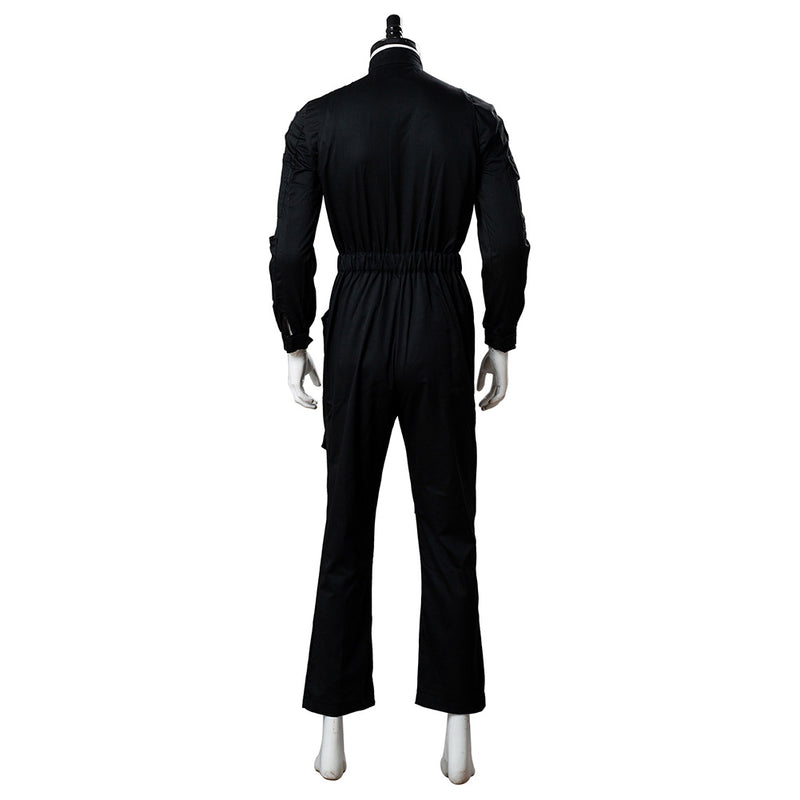 Cossky Costumes Imperial Tie Fighter Pilot Black flightsuit uniform jumpsuit Cosplay Costume
