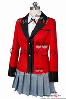 Cossky Costumes Kakegurui Compulsive Gambler Yumeko Jabami Hyakkaou Cosplay Costume