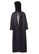 Cossky Costumes Kids Children Obi Wan Kenobi Jedi Cloak Cosplay Costume Black Vision