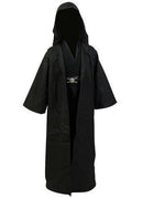 Cossky Costumes Kids Jedi Costume for Anakin Skywalker Cosplay Tunic Hooded Robe Outfit Black Version