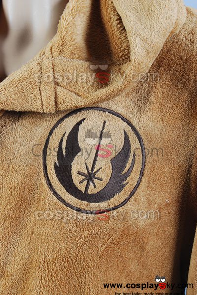Cossky Costumes L Jedi  BathRobe Bath robe Coral Fleece Costume